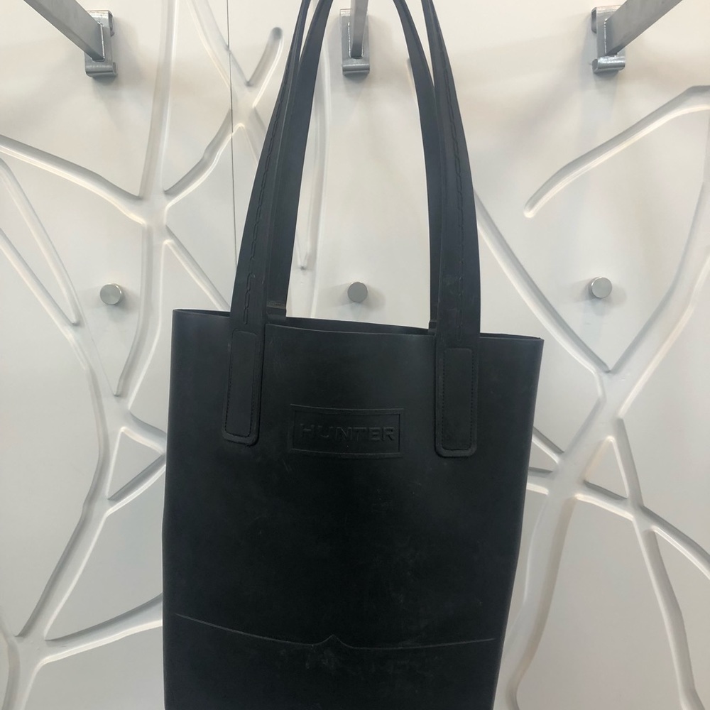 Hunter rubber tote bag